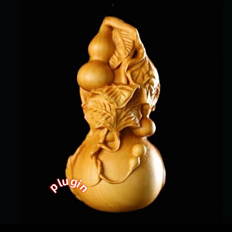 中国美術工芸品　瓢箪　ひょうたん　手彫り人物画　ヴィンテージ 瓢箪彫刻（東昌瓢箪彫刻）_百度百科
