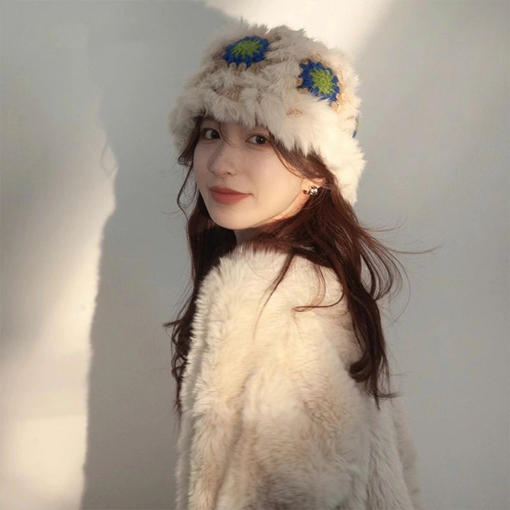 小顔効果 ウール バケット ふわふわ ハット バケハ 洗える 帽子 深い 大きいサイズ レディース おしゃれ かわいい UVカット 軽量 無地 暖かい 防寒対策 誕生日 プレゼント 女友達 女性 クリスマス ギフト 3