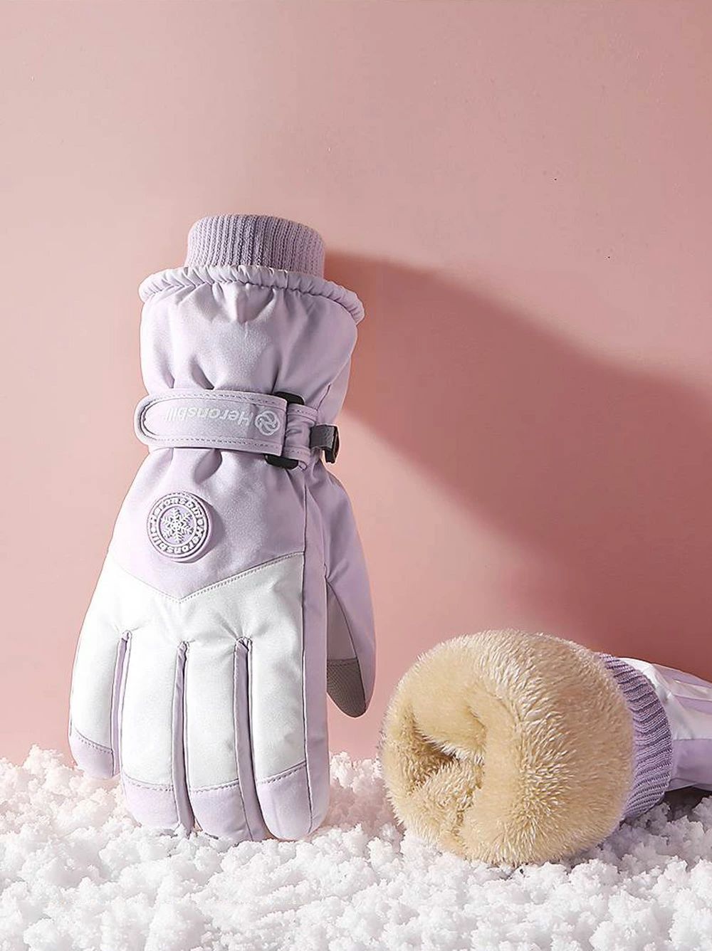 最新進化版 防水層内蔵 厚手 手袋 レディース メンズ 防寒 グローブ 裏起毛 サイクルグローブ 3D 中綿 自転車グローブ サイクリンググローブ 衝撃吸収パッ...