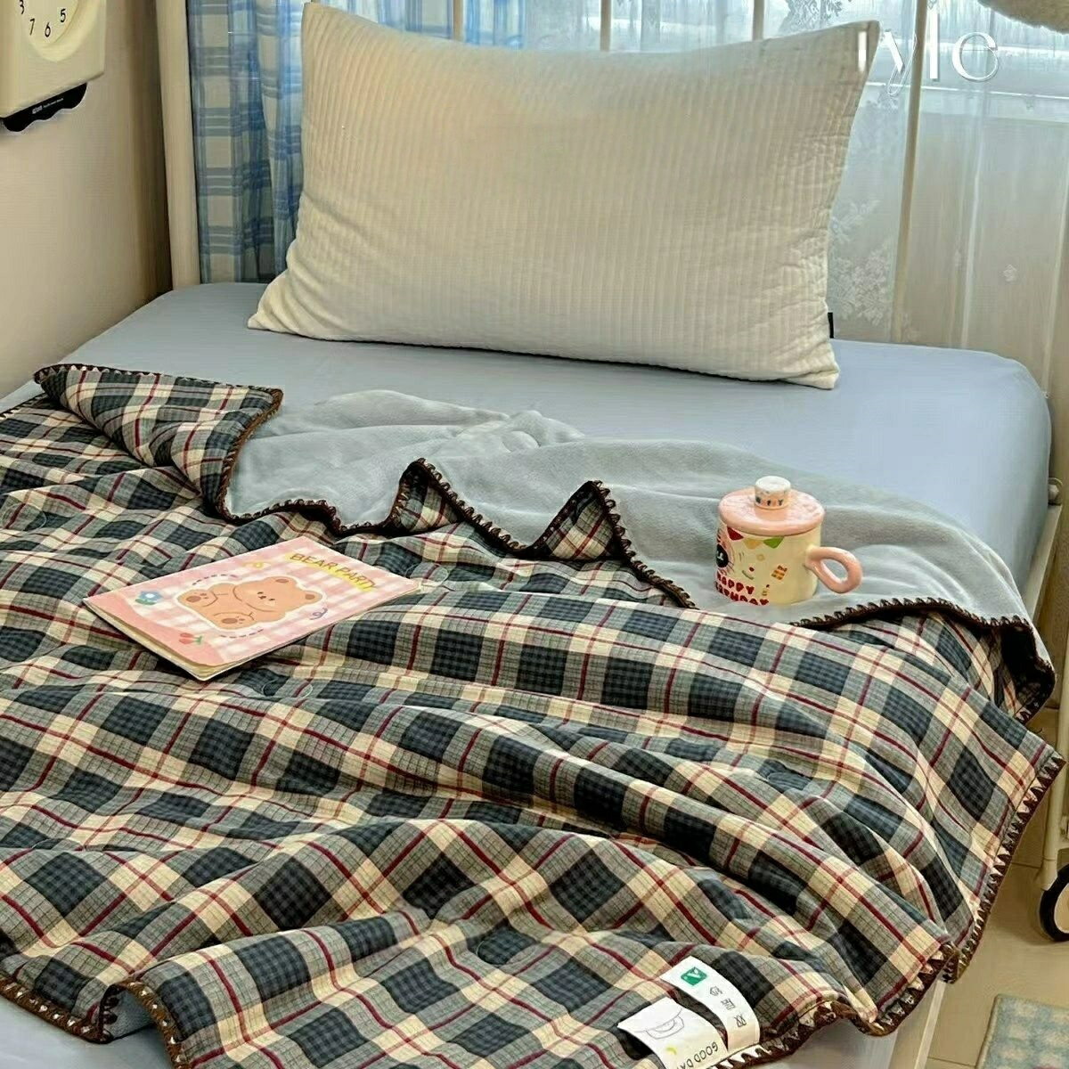 防寒 暖かい 洗える ひざ掛け 多機能 シンプル チェック 毛布 秋冬毛布 暖かい寝具 大判サイズ あったか 2重ガーゼケット タオルケット ブランケット 軽量 薄手 ストール 夏掛け フランネル 膝掛け 大判 毛布カバー 掛け布団 冷房対策 リバーシブルフリース ひざ掛け