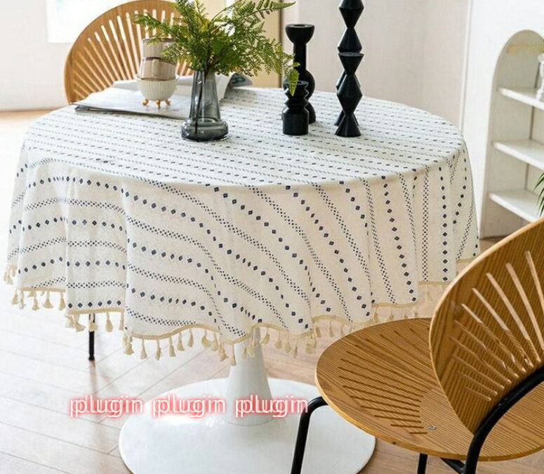 テーブル クロス 防油 北欧 おしゃれ 家庭用 業務用 アンティーク風 綿麻 テーブル マット 汚れ防止 サイズ別 長方形 キッチン用品 リビング ダイニング キッチン 来客 デスクマット テーブルカバーストライプ タッセル付き テーブルク