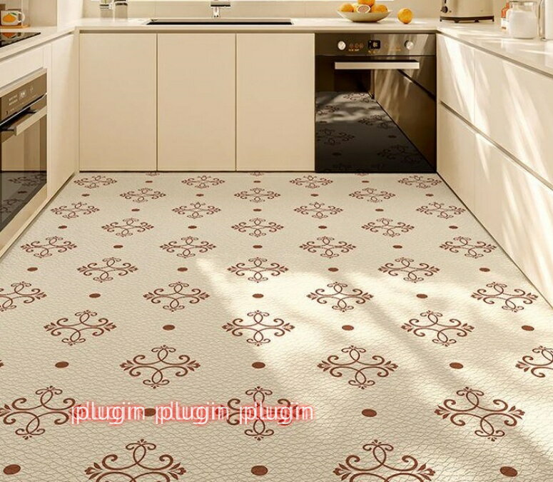 キッチンマット ロングマット 玄関マット 花柄 北欧風 拭ける 洗える おしゃれ 床保護マット 拭けるキッチンマット フロアマット 柔らかい 滑り止め 転倒防止 床暖房対応 お手入れ簡単 はっ水加工 台所