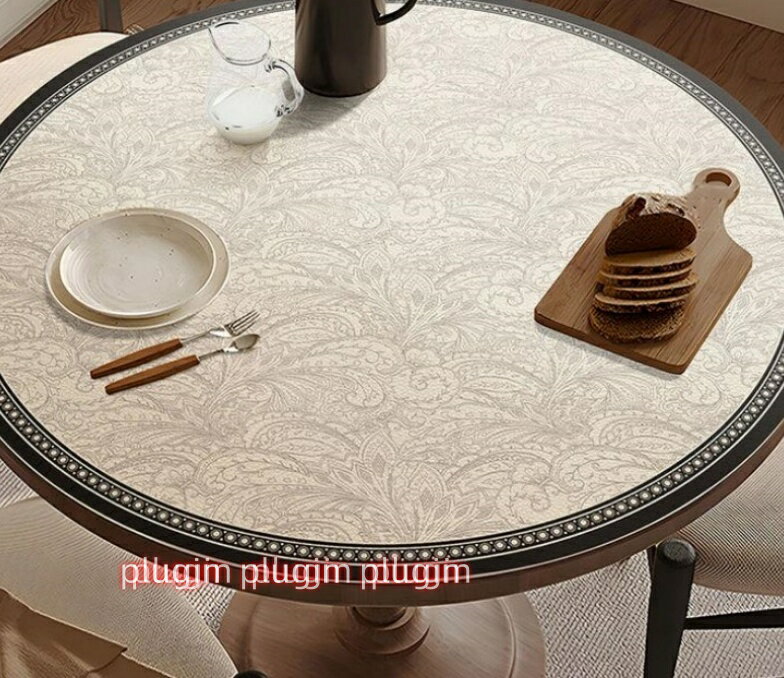テーブルクロス 円形 丸型 花柄 直径40-155cm ラウンド 円卓 防水 防汚 撥水 PUレザー製 テーブルカバー 食卓カバー 家庭用 業務用 はっ水 汚れ防止 傷防止 フリーカット デスクマット 小花柄 かわいい おしゃれ