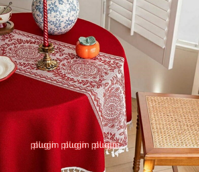 リネン製 テーブル掛け 北欧デザイン 撥油 滑り止め 家庭用 無臭ビニール フラワー柄 高密度 汚れにくい 防塵カバー ソフトでシワになりにくい 喫茶店 丸洗いOK モダン テーブルクロス タッセル 長方形 おしゃれ 矩形