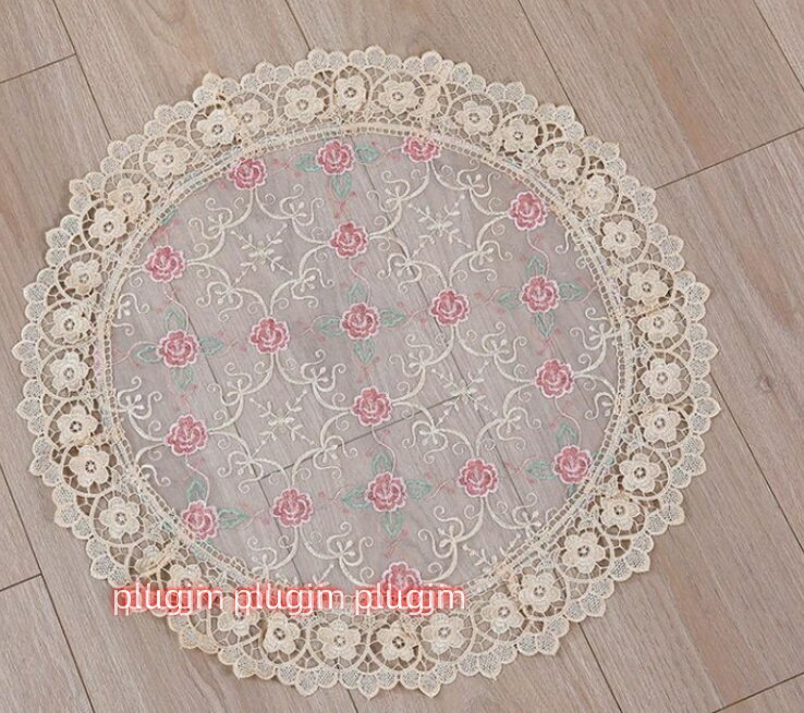 テーブルクロス 丸い 円形 北欧風 レース 透かし花柄 サイドテーブル 丸テーブル 美しい 上品 家具 敷物 日常の食卓 特別な場所 素敵な空間 コーディネート クリスマス マルチカバー 家電カバー ソファーカバー 丸洗いOK
