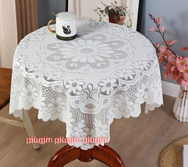 テーブルクロス おしゃれ ボタニカルパターン 防汚性 マルチカバー 食卓カバー レース編み 中空 花柄刺繍入り 手入れ簡単 長方形 洗える インテリア 耐久性 誕生日 会議用 装飾用 北欧 汚れ防止 テーブルカバー 多サイズ テーブルカバー