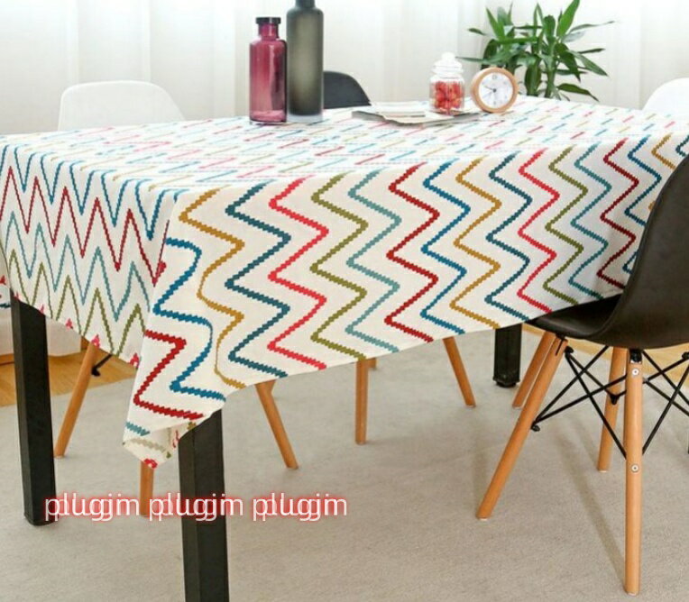 テーブルクロス マルチカバー ソファカバー カーテン ファブリック 北欧 雑貨 シンプル 可愛い 模様替え 長方形 インテリア ダイニング キッチン 応接室 机 大きめ 大判 テーブル クロス 春 夏 秋 冬 ジオメトリーライン