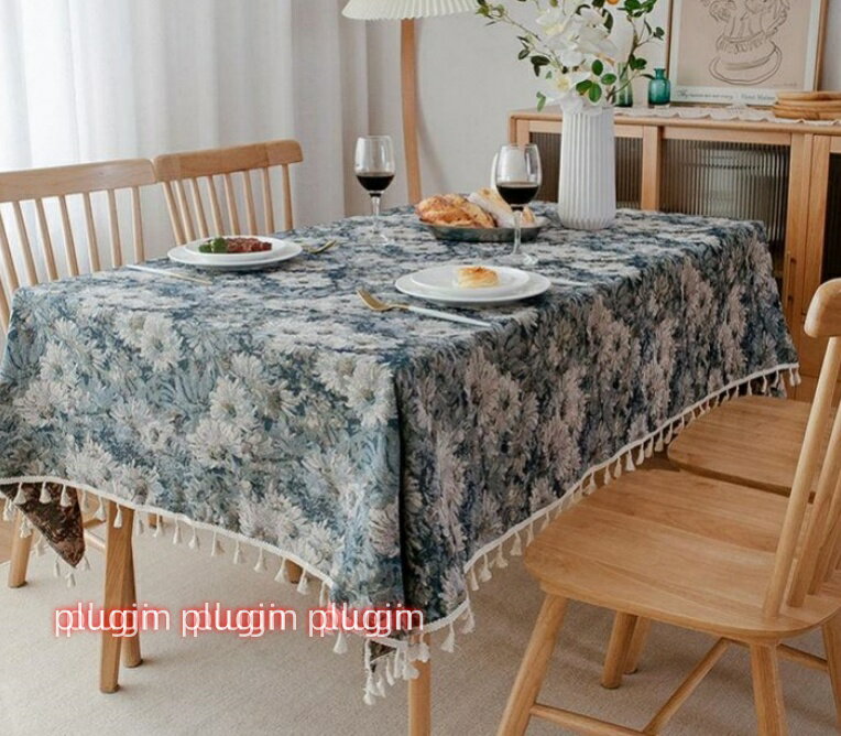 テーブルクロス 食卓カバー 田園風 リーフ 花柄 模様 拭きやすい 飾り布 ティーテーブル/台所/ダイニング/インテリア キッチン用品 テーブル クロス 上品 シンプル エレガントな外観をデザイン ナチュラル系のインテリア 装飾