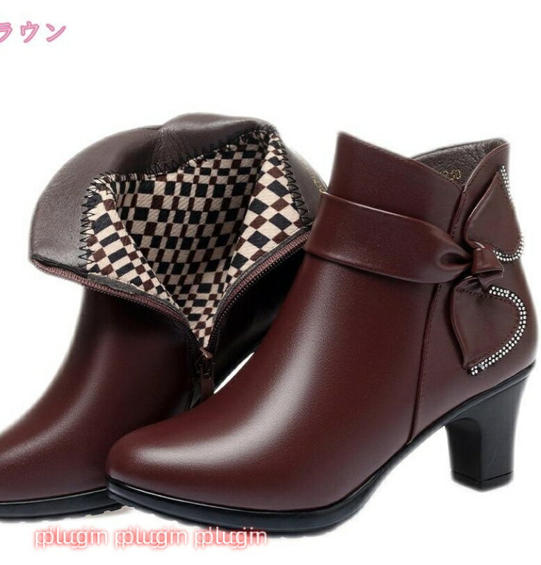 ショートブーツ ブーツ レディース ファスナー付きブーツ 靴 ラウンドトゥ 厚底 美脚 スムース調 リボン ファンションレディースブーツ 履きやすい 歩きやすい 大きいサイズ 小さいサイズ ジッパー 美シルエット 通勤