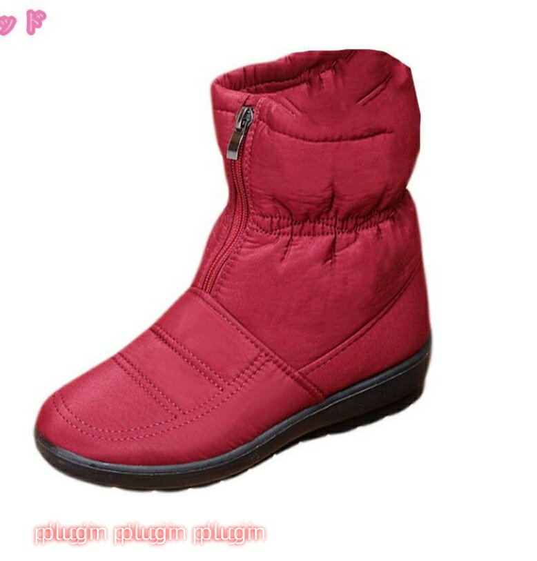 高齢者用 スノーシューズ ショート 防水 レディース 女性 雪 雨 防滑 スノー ブーツ ウィンターブーツ 保温 暖かい トレッキングシューズ はっ水 撥水 衝撃吸収 耐磨耗 婦人靴 雪靴 綿靴 冬用靴 ぺたんこブーツ 秋 冬 アウトドア