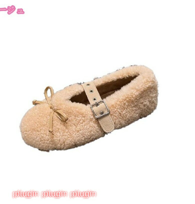 パンプス モカシン ファー靴 ファー付きカッターシューズ 痛くなりにくいふんわりクッション ローファー スクエアトゥ フラットシューズ ぺたんこ ローヒール 21.5-26.5cm 22.0cm 25.0cm 25.5cm