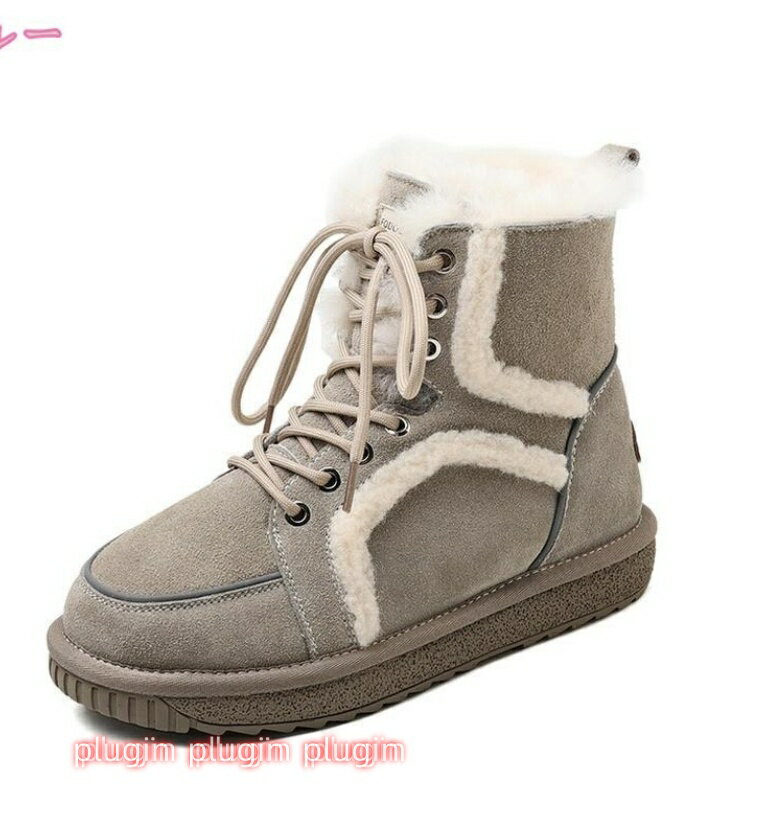 スノーブーツ レディース おしゃれ スノーシューズ ウィンターブーツ トレッキングブーツ アウトドア 靴 防水 防寒 滑りにくい 冬 あったか ブーツ 暖かい ショート 丈 長靴 雨 雪^ 大きいサイズ 無地 おしゃれ ブラック