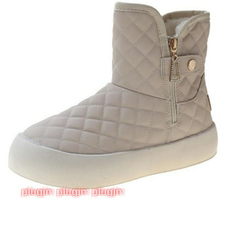 スノーブーツ メンズ ロング丈 ジュニア 雪遊び 裏起毛 長靴 スノーシューズ 冬靴 綿靴 裏ボア 防寒 撥水性 防水 滑らない カジュアル ムートンブーツ 旅行 お出かけ プレゼント 彼氏 履き口折り曲げれる