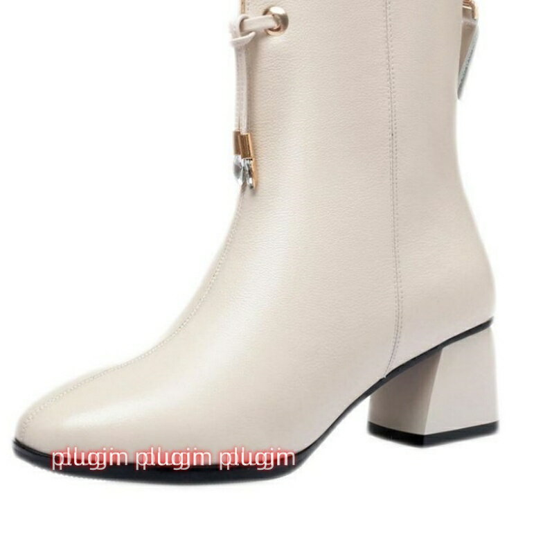 ミドルブーツ ショートブーツ レディース ブーティ 5cm ローヒール 歩きやすい ミドル丈 ブーツ カジュアルブーツ ラウンドトゥ 無地 おしゃれ 美脚 高見...