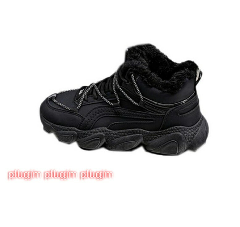 厚底スニーカー レディース スノーシューズ 厚底 スニーカー 防寒 防滑 防水 スノーブーツ 裏起毛 暖かい 歩きやすい ショートブーツ レースアップ 紐靴 綿靴 雪用 雨の日 カジュアルシューズ ウォーキングシューズ 靴 オシャレ 疲れにくい