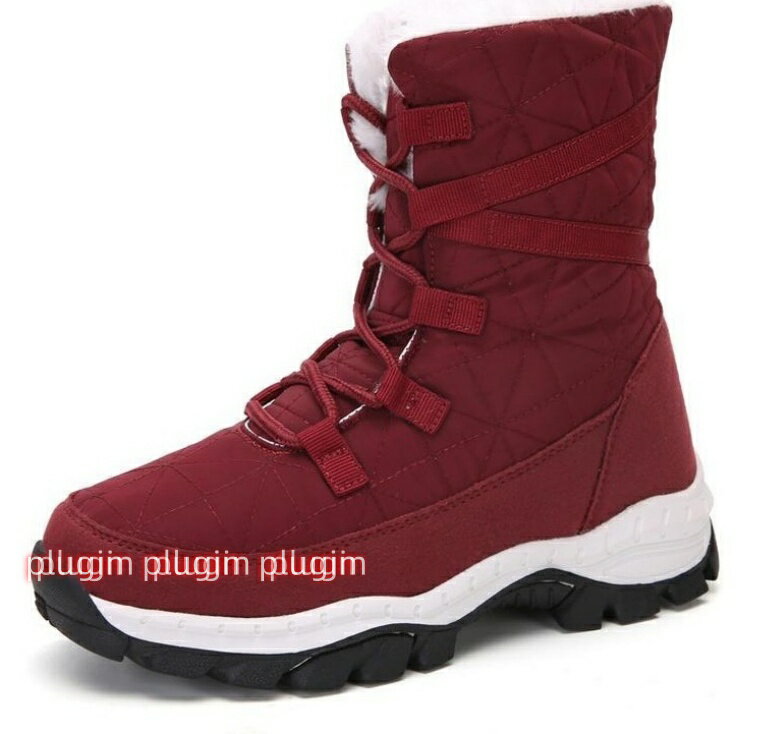 スノーブーツ レディース おしゃれ スノーシューズ レインブーツ 靴 防水 防寒 冬 滑りにくい あったか 暖かい もこもこ ダウン 風 ブーツ ロング 丈 長靴 雨 雪 アウトドア 防滑 スノーブーツ シューズ 冬 ブラック 雪 靴