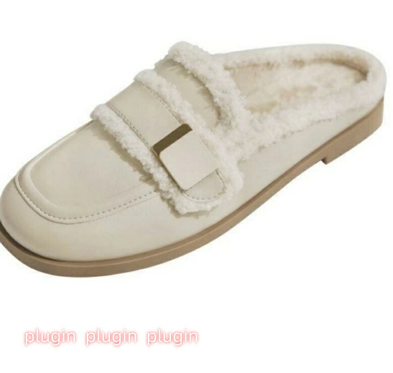 スリッパ ルームシューズ 冬 ファースリッパ ファー サンダル 室内履き 部屋履き 室外 暖かい もこもこ ローヒール 滑り止め 厚底 美脚 履きやすい 耐摩耗...