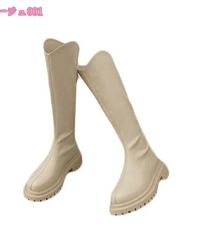 レディース コスプレブーツ ロング おしゃれ 歩きやすい カジュアル 長靴 厚底 太めヒール ブーティ 美脚 疲れない 痛くない 歩きやすい おしゃれ バックジッパー ポールダンス