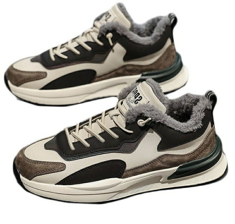 スニーカー メンズ スポーツ シューズ アウトドア ハイキング キャンプ レジャー 運動靴 くつ 男性用 かっこいい おしゃれ 防寒 滑り止め カジュアル クッション ソール 雪靴 綿靴 作業 ワーク 裏起毛 フリース 暖かい 秋 冬