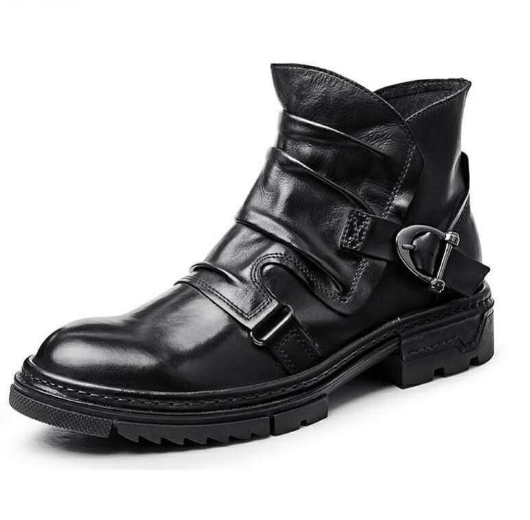 ショートブーツ メンズ サイドジップブーツ チャッカブーツ ビジネスブーツ ドレスシューズ カジュアル フォーマル 革靴 皮靴 紳士靴 男性の 結婚式 新郎 冠婚葬祭 ブラック 黒 ビジネスシューズ 秋 秋冬 冬 クリスマス