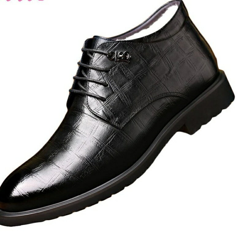 スノーシューズ スノーブーツ メンズ ウィンターブーツ 暖かい裏起毛 防寒ブーツ レザー 本革 ハイカット ラウンドトゥ 無地 防水 防滑 冬用ブーツ 秋冬シューズ 綿靴 登山靴 雪靴 保温 通気 キャンプ お出かけ