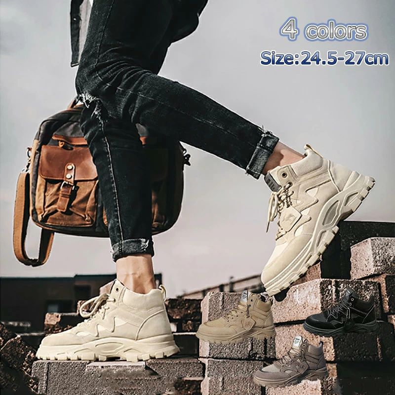 送料無料 メンズ スニーカー ランニングシューズ 厚底 スニーカー 秋 春 おしゃれ ウォーキング ジョギング マーティンブーツ 幅広 衝撃吸収 裏起毛 ショートブーツ 滑りにくい 疲れない 防滑 トレーニング 学生 運動靴 通学 敬老の日(4.0)