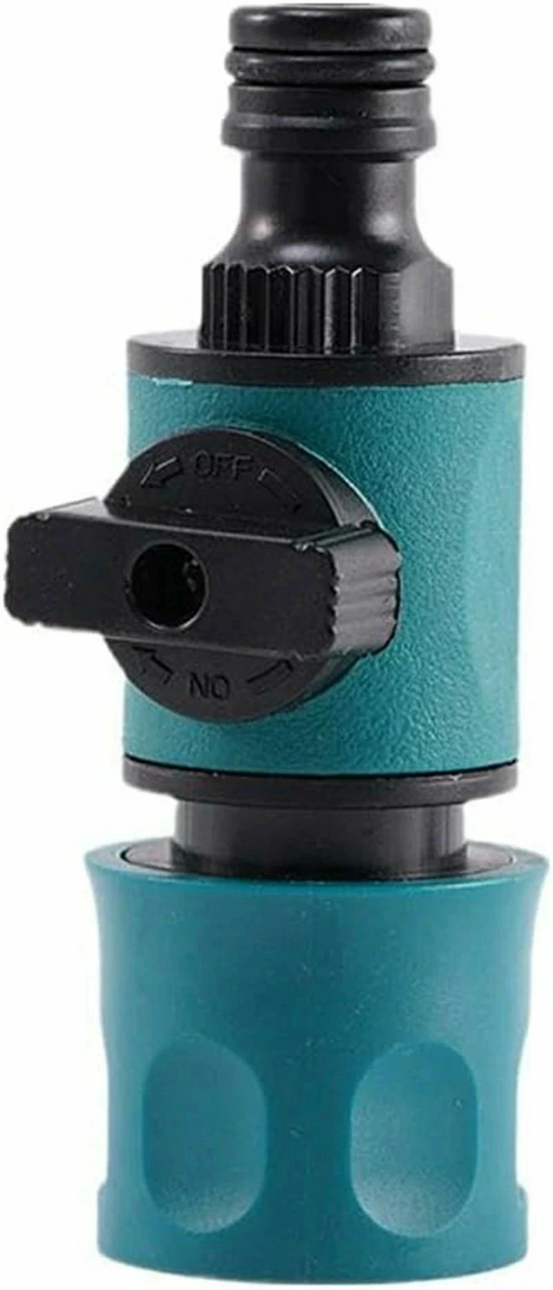 散水 ホース ジョイント コネクター 水道管継手 交換用 散水管コネクタ 止水栓 水量調整 バルブ付き 両端 ニップル コネクタ 止水 水流調整ができるコック付き 水道管接続 コネクタ 家庭菜園散水 農業灌漑 公共の緑地 家庭菜園 農業生産 家族の洗車用の灌漑ツール