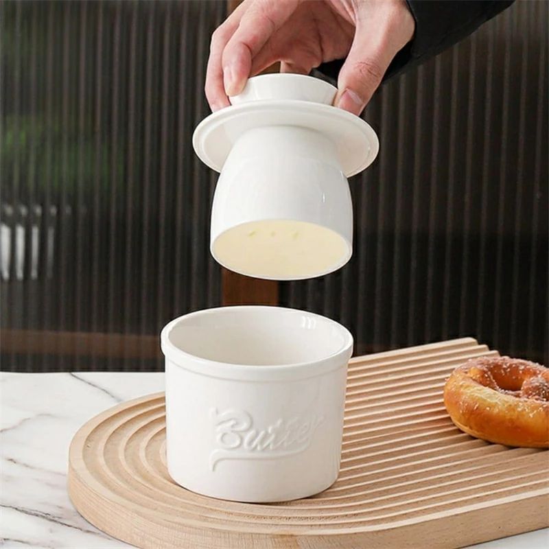 保存容器 便利 北欧 おしゃれ キッチン収納 密閉容器 シンプル カット 洗いやすい バターケース 調味料..