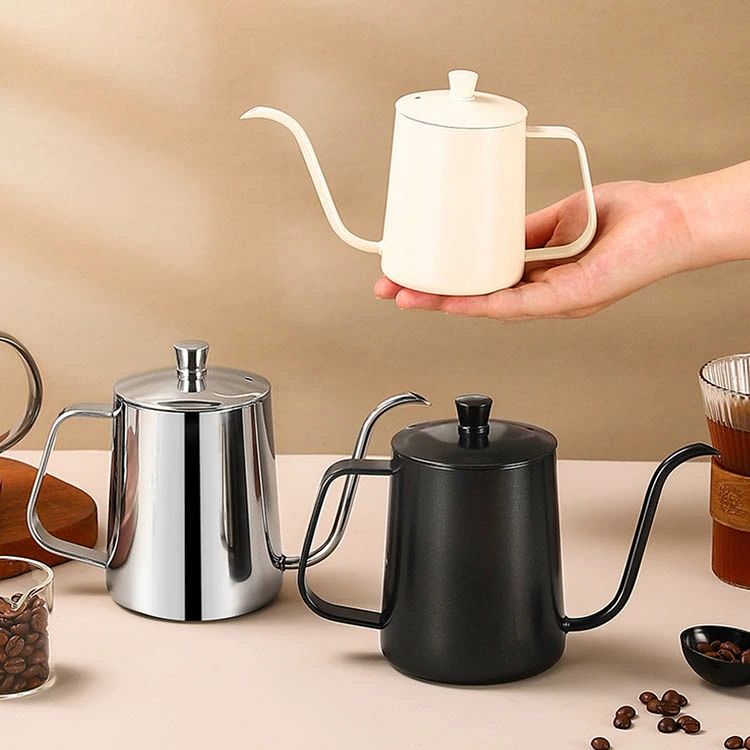 コーヒーケトル ケトル グッズ コーヒー コーヒーポット ポット 細口 ステンレス 600ml 350ml ドリップポットアウトドア IH 直火 対応 キャンプ用 ストーブ用 コーヒー グッズ ケトル ステンレスケトル