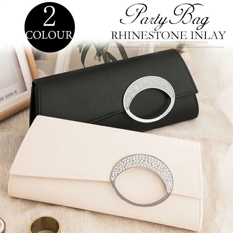 パーティーバッグ 2way クラッチバッグ ショルダーバッグ PU マグネット レディース バッグ 結婚式 二次会 披露宴 発表会 お呼ばれ フォーマル レディースバッグ 冠婚葬祭 結婚式カバン ゲスト ミセス セレモニー デート パーティバッグ アプリコット ブラック シンプル