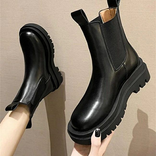 サイドゴアブーツ 裏ボア レ...