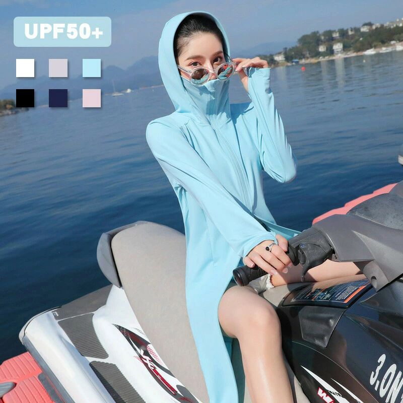 【UVパーカー レディース】 パーカー UVカット UV対策 紫外線対策 日焼け対策 冷房対策 機能パーカー 機能性 長袖 大きいサイズ ロング丈 無地 純色 トップス 羽織り 柔らかい ゆったり 体型カバー フェイスカバー付き シンプル 普段着 春夏新作