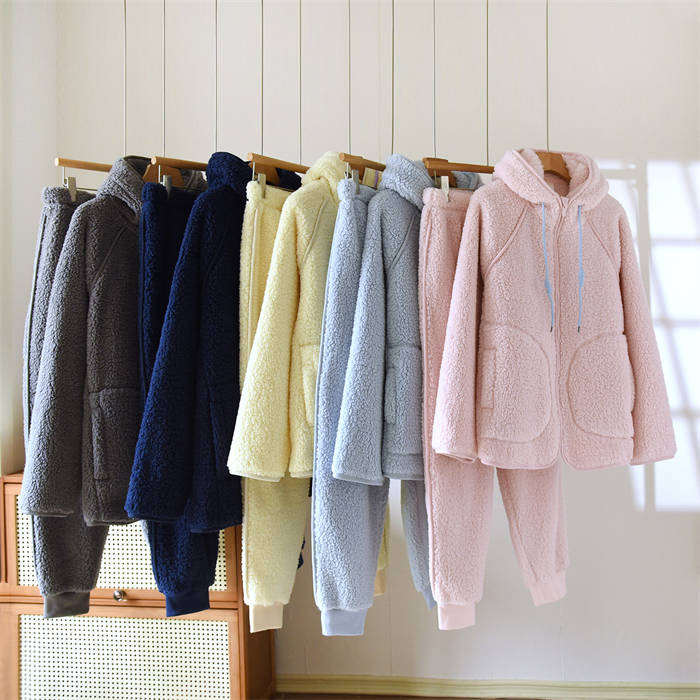 ルームウェア もこもこ 上下セット フード付き...の紹介画像2