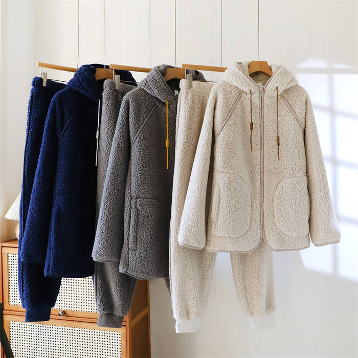 ルームウェア もこもこ 上下セット フード付き...の紹介画像3