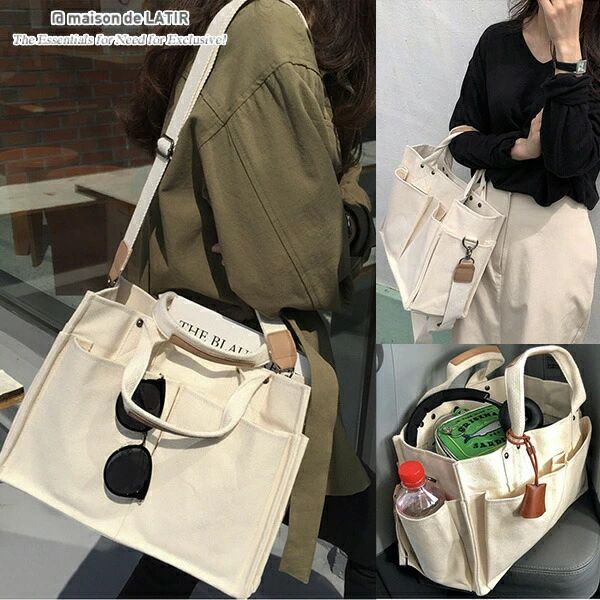 バッグ バッグ おしゃれ 2way バッグ ショルダー キャンバス キャンバス トート キャンバス トート ショルダー キャンバス 生地 無地 カジュアル キャンバストートバッグ キャンバスバッグ 夏 夏服 韓国ファッション