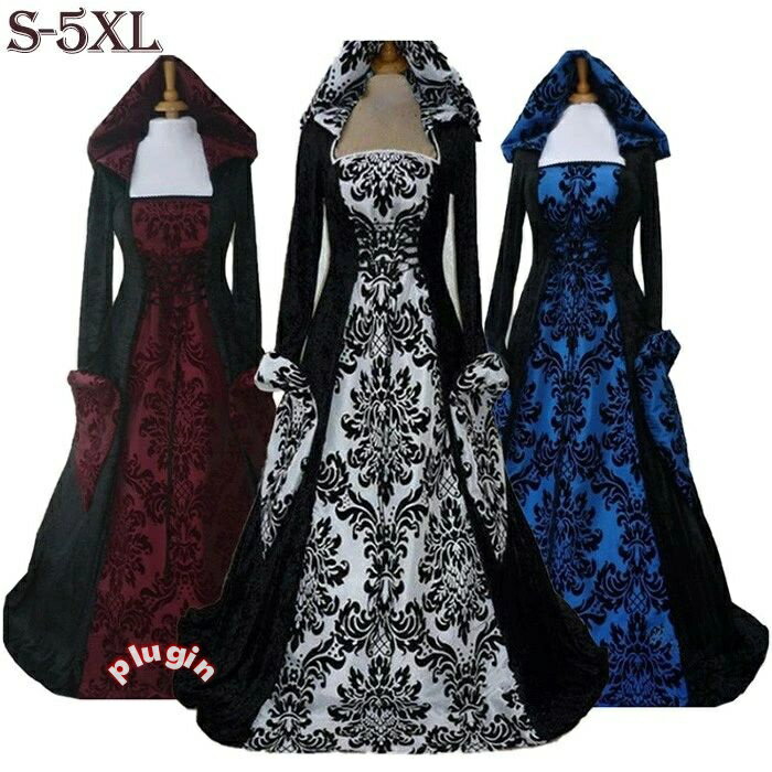 仮面舞踏会ドレス コスプレ ワンピース クリスマス ハロウィン ゴシック様式 ビクトリア風 宮廷服ドレス ワンピース コスチューム パー..