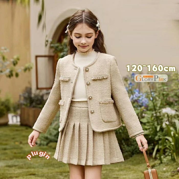 スーツ 女の子 小学生 入学式 スーツ キッズスーツ 女児スーツ ジャケット スカート 入学式や卒業式 結婚式に最適 セレモニー 発表会 入園式 卒園式 フォーマル キッズ 小学校 120 130 140 150 160 dt637c0c0m6
