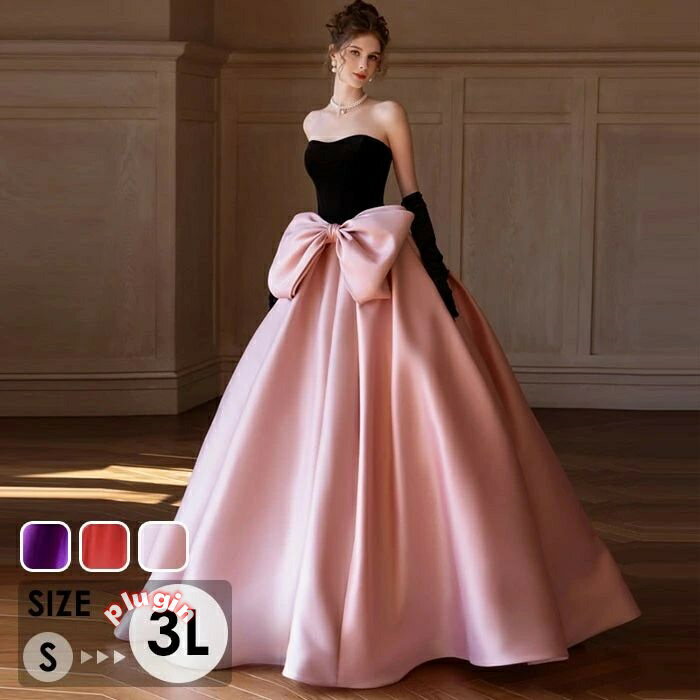 ドレス 大人 袖付き ワンピース ピ�