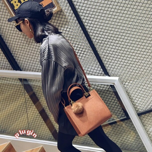 オ 韓国 ママファッション ママコーデ 大人可愛い ハンドバッグ ショルダーバッグ 無地 大容量 シンプル オールシーズン 超人気 3