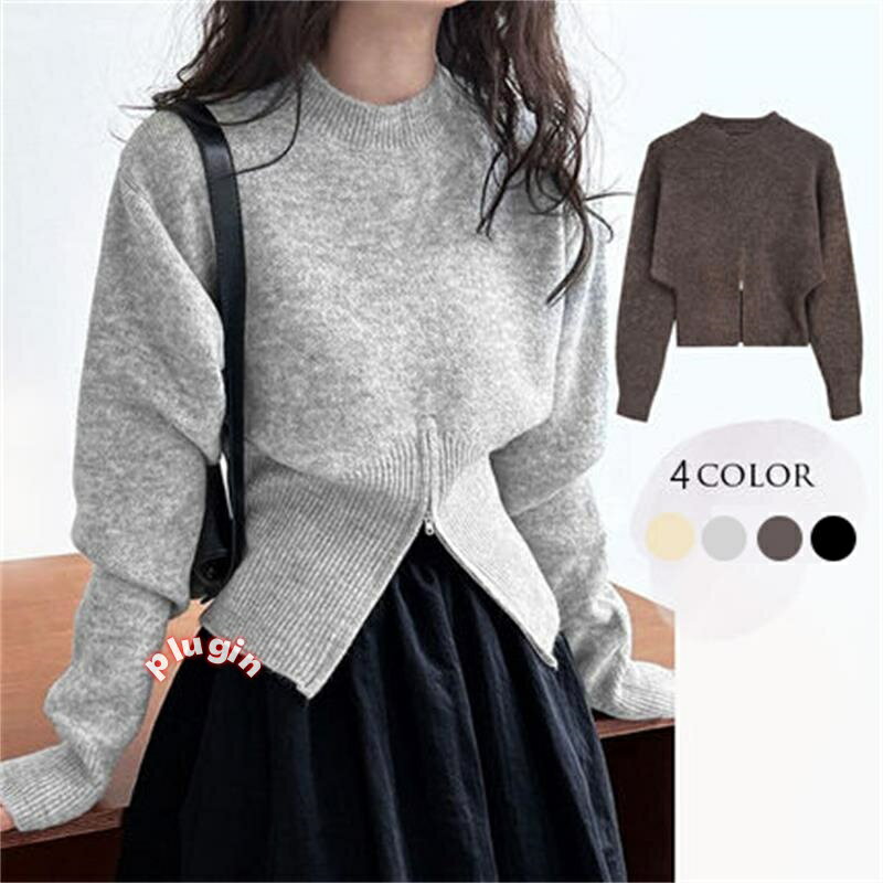 長袖 セーター 冬 ニット クルーネック レディース 秋 トップス