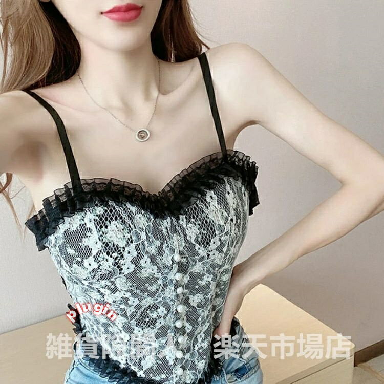 レース インナー 上品 エレガント エレガント パーティー キャミソール セクシー ベビードール タンクトップ 送料無料 韓国 【送料無料】ワンピース