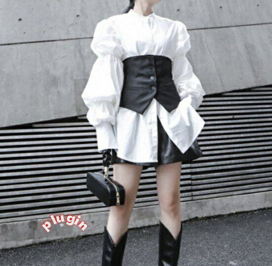 ノースリーブ ベスト 綺麗め デイリー デート お出かけ おしゃれ かわいい カジュアル ウエストマーク コルセット風 秋冬 秋新作 セクシー 大きいサイズ スリム 重ね着 レイヤード ボタン くびれ ショート丈 レディース トップス ベルト コルセット ビスチェ