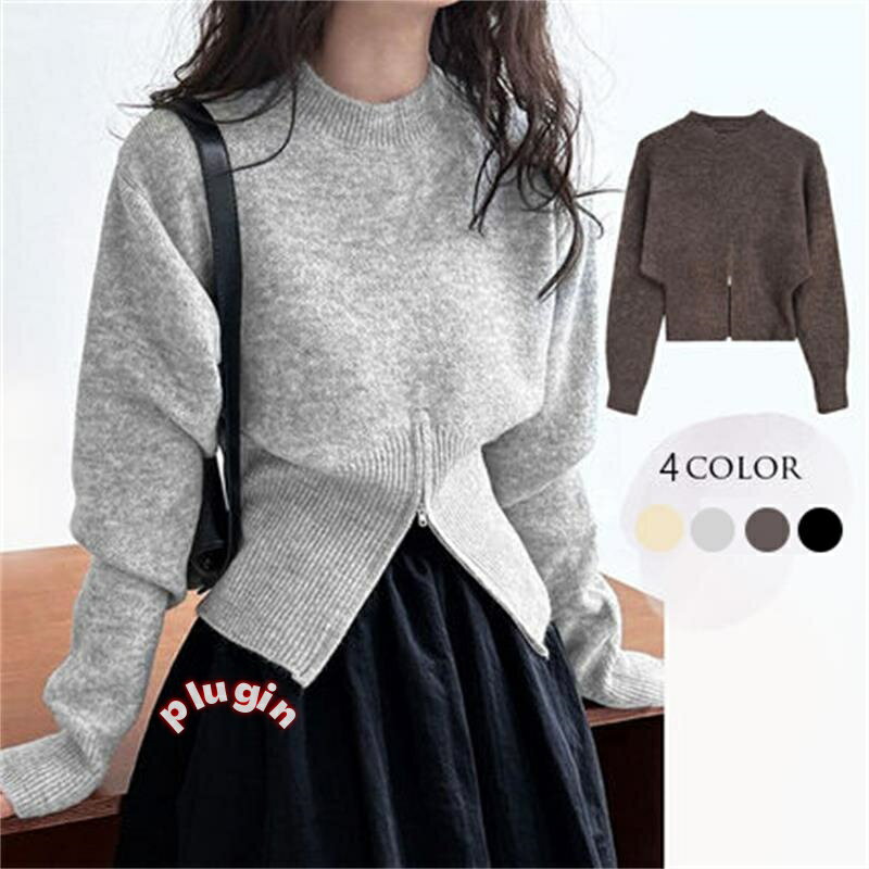 長袖 セーター 冬 ニット クルーネック レディース 秋 トップス