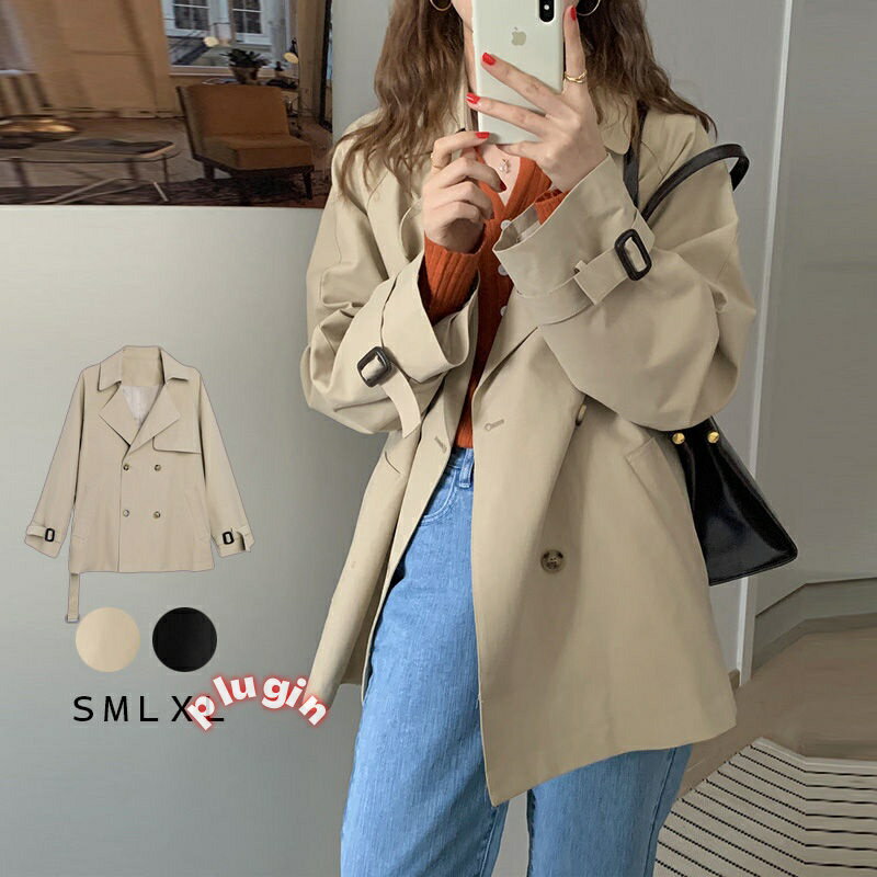 トレンチコート レディース 秋 コート ショート ショート丈 秋 冬 ミドル丈 ライトジャケット ジャケット 大人 秋冬 チェスターコート ファッション きれいめ カジュアル フォーマル 大きいサイズ アウター 大きめ