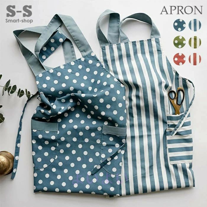 エプロン おしゃれ 保育士 家事 料理教室 配膳用品エプロン おしゃれ キッチン レディース ナチュラルたすき掛け 大人 かわいい シンプル ショート丈 コットン お稽古 習い事 ファブリック 動きやすい シワになりにくい 男女兼用 母の日プレゼント