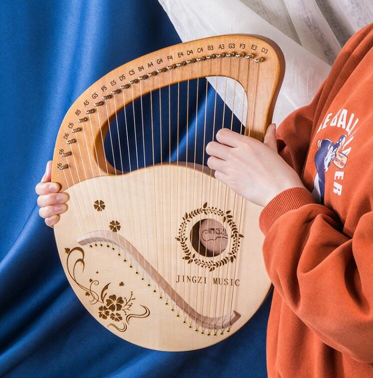 新番24弦 ライアーハープ 竪琴ハープ 弦楽器 子供用 ミニライアーハープ 子供用マスク 子供用包丁 子供用ハンガー 子供用歯ブラシ 子供..