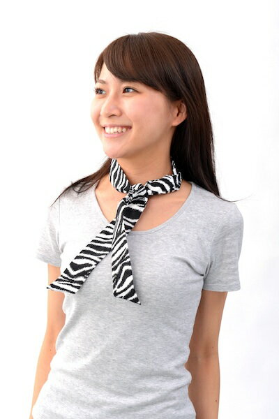 Blubandoo neck cooling scarf Coolmax scarf Cooling Neckwear【A】Zebra design prints Neck Wrap 冷却 クールスカーフ 首ひんやりタオル アメリカ製 暑さ対策 クールタオル 繰り返し使える【定形外送料無料】