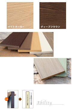 目隠しフェンス 樹脂フェンス 木目調 アルファウッド 外構フェンスセット W2000+W4000×H1500 ディーズガーデン 屋外 DIY おしゃれ 庭 ガーデニング 人工木 送料無料