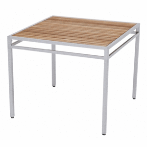 ■離島・一部地域は追加送料がかかる場合があります。 テーブル 詳細 材質 ：チーク、アルミ サイズ ： W1000×D1000×H740mm 重量 ：12.5kg ※組み立て式 ・発注区分：注文品 テーブル 詳細 アルテック テーブル1000 チーク材の贅沢なガーデン家具 チーク家具の屋外テーブル ガーデンファニチャー アルミと木のテーブル・ガーデニングテーブル(送料無料 通販) シャープな印象のアルミとナチュラルな印象のチークの組み合わせや、劣化や色褪せしにくい特殊なウエービングを施したテーブル＆チェア。 シンプルなデザインの中にも、上質な素材感がガーデンに個性的な表情をプラスします。 ♪素敵な玄関まわり＆お庭づくりをお手伝いします♪ ≫当店の紹介はこちら メーカー希望小売価格はメーカーカタログに基づいて掲載しています。チークとアルミのガーデンテーブル シャープな印象のアルミとナチュラルな印象のチークを組み合わせた テーブル。 シルバーフレームと木目のコントラストが、ガーデンをリビングに変えてくれます。 チークは、とても丈夫な家具材として、マホガニーと共に世界的名声を備えた木です。 硬く、伸縮率が小さく、対候性・防水性に富み、害虫にも強く、大自然に育まれ素朴さと美しさを兼ね備えた木として永年使用されてきました。 パラソル穴が空いています。 ※上記写真は使用イメージです。チェアは付属しません。 ■アルテックシリーズ テーブル チェア サイドテーブル ベンチ ▼他のチーク・天然木家具を見たい方はこちらをクリック！▼ シャープな印象のアルミとナチュラルな印象のチークの組み合わせで、上質な素材感がガーデンに個性的な表情をプラスしています。 お庭での優雅なひと時を過ごしませんか？