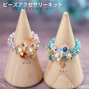 ビーズキット アクセサリーキット 花かんむり・リングキット フラワーリング キラキラ アクセサリー 大人 ピアス ハンドメイト 手作り 指輪 キット ビーズアク...